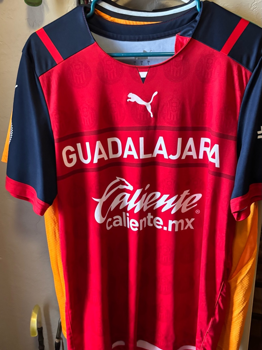 Puma Chivas Guadalajara Jersey Mens XL Red Liga MX Soccer Futbol DRYCELL Mexico